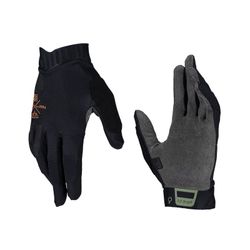 🚴‍♀️🖤 Guantes Leatt MTB 1.0 GripR Mujer Stealth – Estilo, Comodidad y Rendimiento para Ciclistas de Montaña