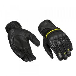 Guantes Moore Air Mr piel Negro- fluor