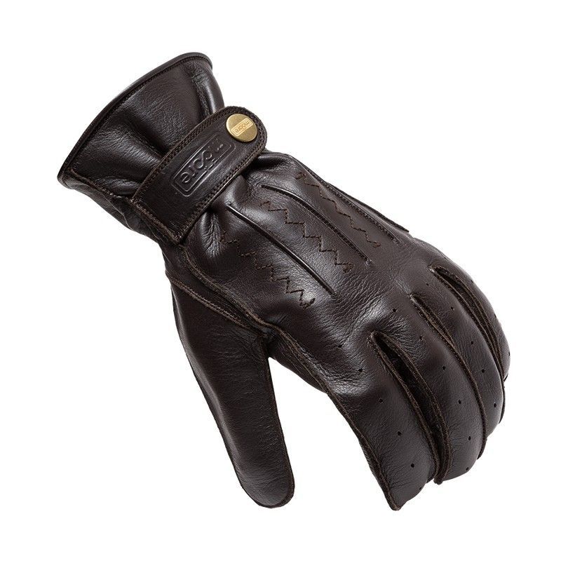 Guantes Moore Scrambler piel Marrón