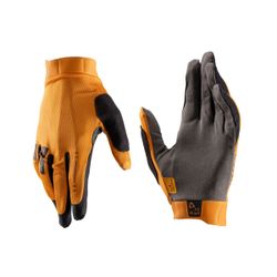 🧤⚡ Guantes MTB Leatt 1.0 GripR Jr – Amarillo Lager