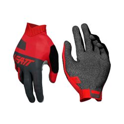 🧤🔥 Guantes MTB Leatt 1.0 GripR Jr – Rojos
