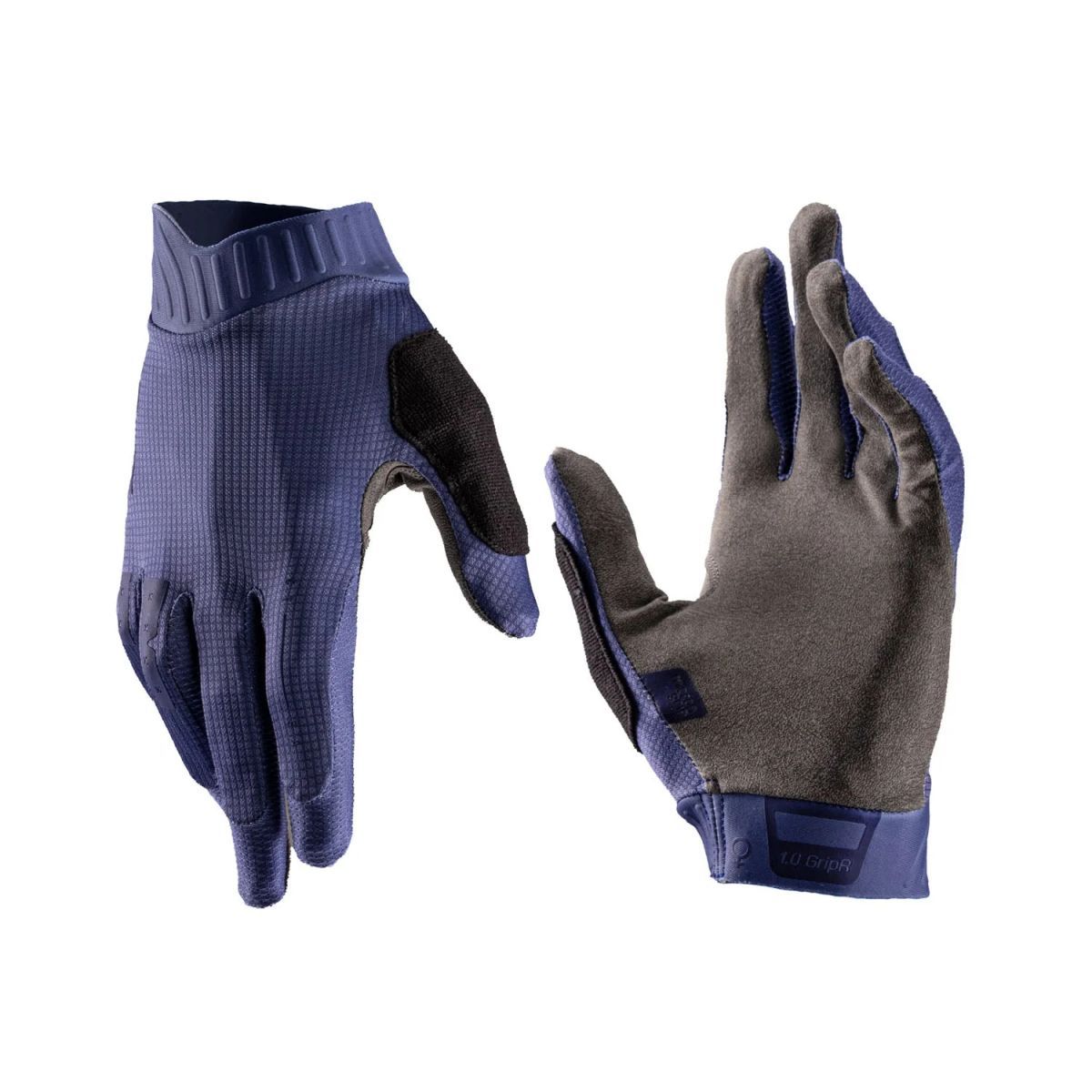 🧤🌌 Guantes MTB Leatt 1.0 GripR Mujer – Azul Cosmic