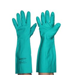 Guantes nitrilo verde para usos químicos