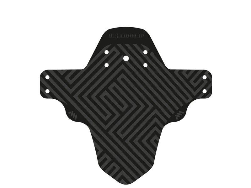 🚵‍♂️ Guardabarros AMS Mud Guard – Grey/Maze  🌀 Protección y estilo con un diseño enigmático