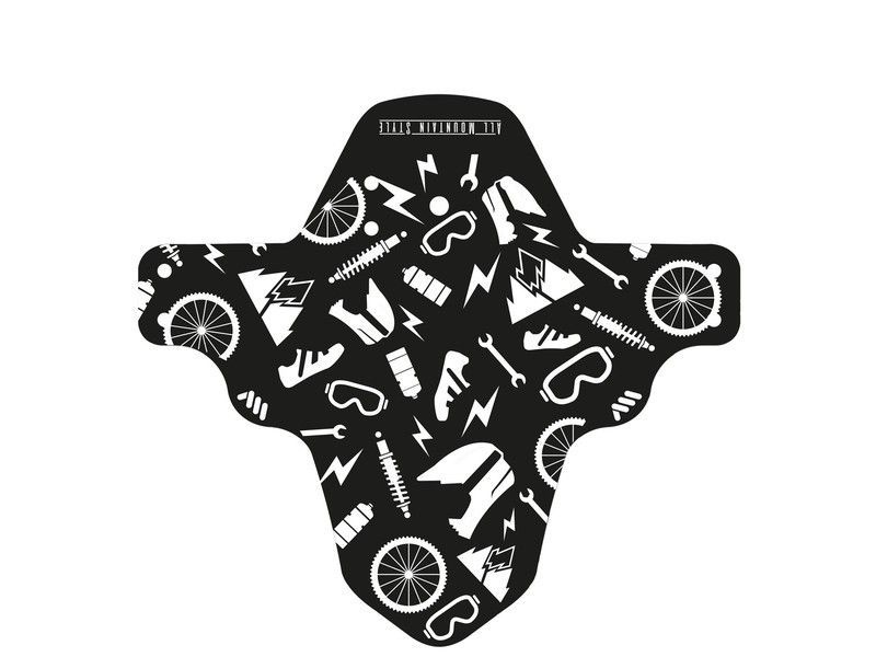 🚵‍♂️ Guardabarros AMS Mud Guard – Joy Ride/White  🎉 Protección y estilo para cada aventura