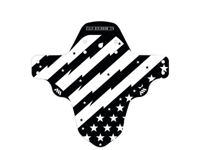 🚵‍♂️ Guardabarros AMS Mud Guard – Patriot White  🇺🇸 Protección y estilo con orgullo patriota