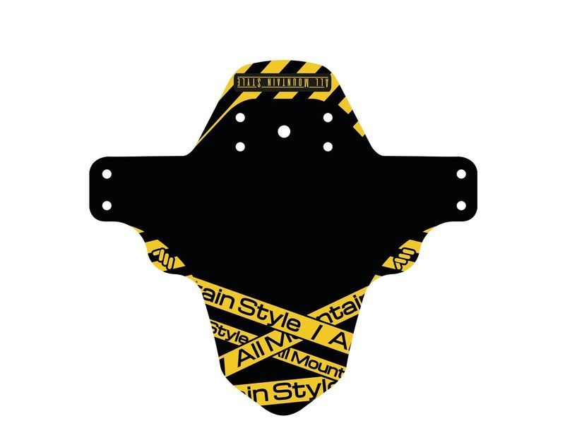 🚵‍♂️ Guardabarros AMS Mud Guard – Toxic/Amarillo  ☢️ Protección imbatible con un toque radioactivo