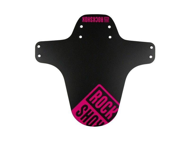 🚴‍♂️ Guardabarros RockShox 🛡️ Protección fiable para tu suspensión y tus rutas. Color Negro/Magenta