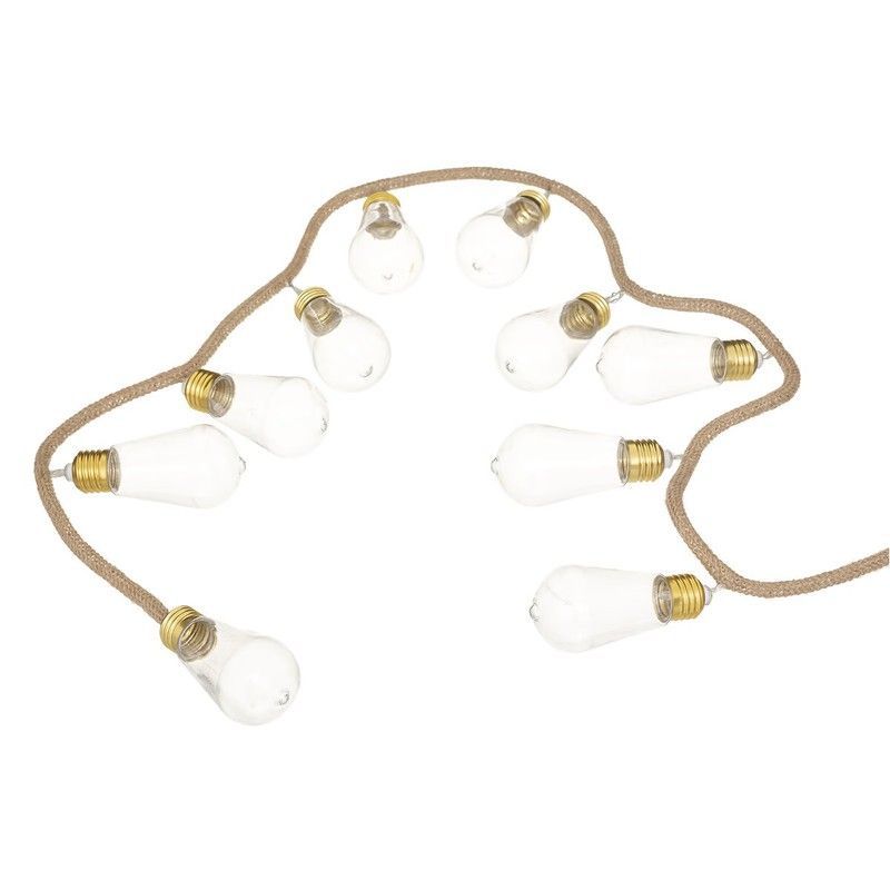 Guirnalda de LED 10 bombillas Long. 165 cm