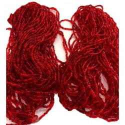 GUIRNALDA PERLAS MINI ( 2 X 6U.) ROJO 180 CM.