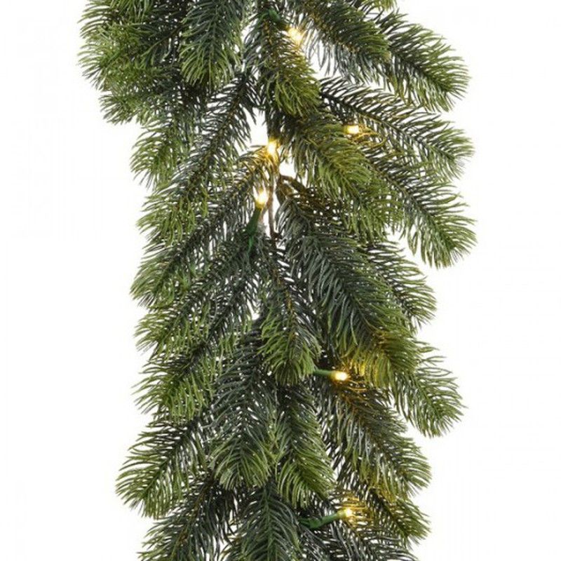 Guirnalda Verde con luces Led