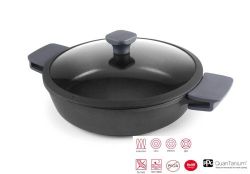 Guisera Ibili Baja 28cm Con Tapa Cristal