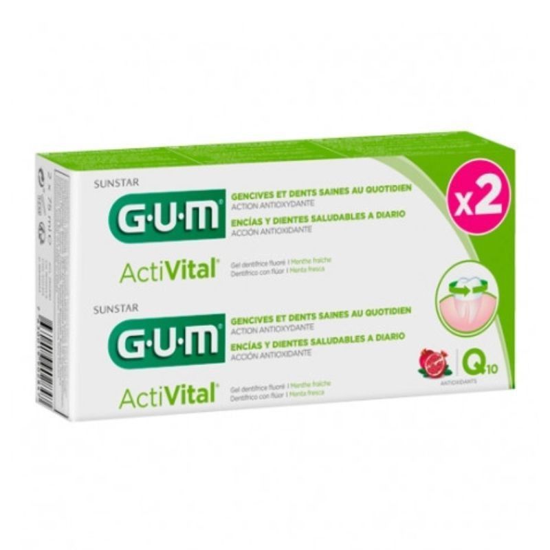 Gum Activital Pasta De Dientes Duplo 2x75ml