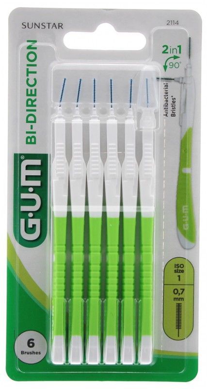 Gum Bi-Direction Ultra-Micro Cónico 6ud
