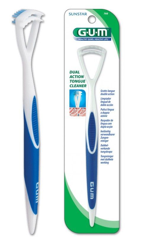 Gum limpiador lingual doble acción