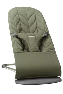 Hamaca Bliss de BabyBjorn Pétalo Woven verde oscuro