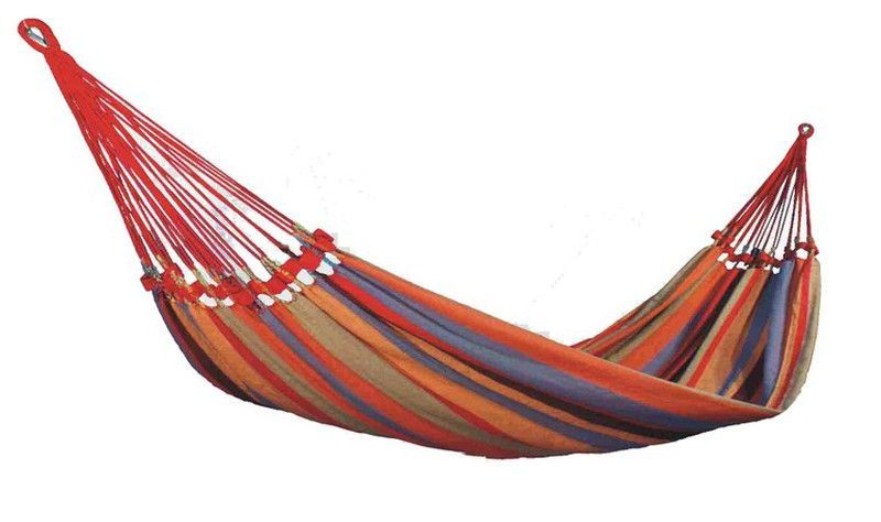 Hamaca de tejido de algodón de rayas