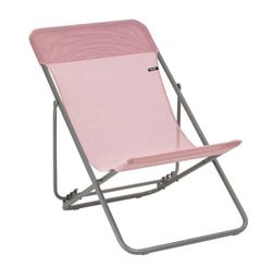 Hamaca plegable multi-posición Maxi Transat - Batyline® Iso - Rose Cerisier