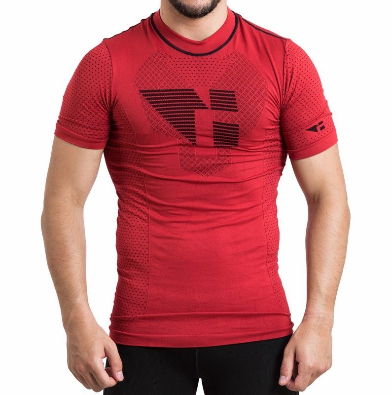 Hanker camiseta termica m/corta YOD Rojo