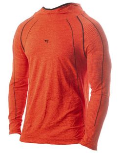 Hanker camiseta termica m/larga con capucha LUTSEL Naranja