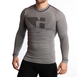 HANKER DADPA Camiseta Térmica Manga Larga Unisex GRIS
