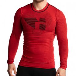 HANKER DADPA Camiseta Térmica Manga Larga Unisex ROJA