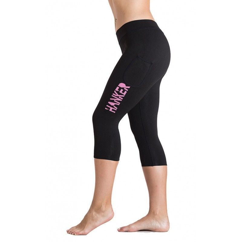 HANKER malla pirata KALPA Negra logo Rosa