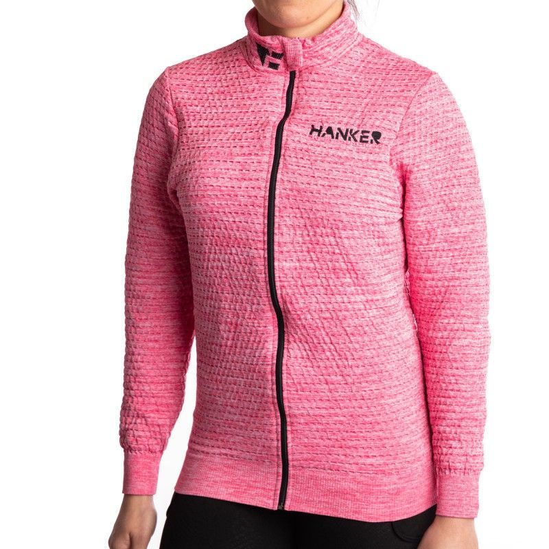 HANKER TROPO Sudadera Cremallera Unisex ROSA