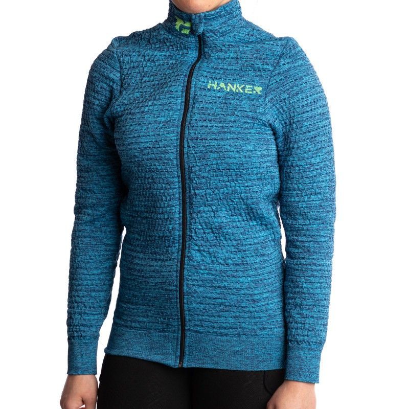 HANKER TROPO Sudadera Cremallera Unisex TURQUESA