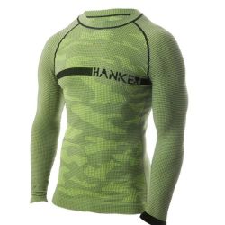 Hanker WOYU Camiseta Manga Larga Térmica AMARILLO