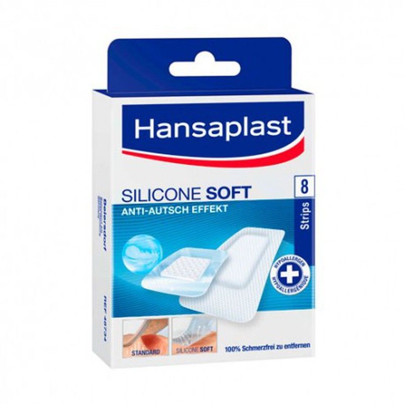 Hansaplast Silicone Soft Apósitos 8uds