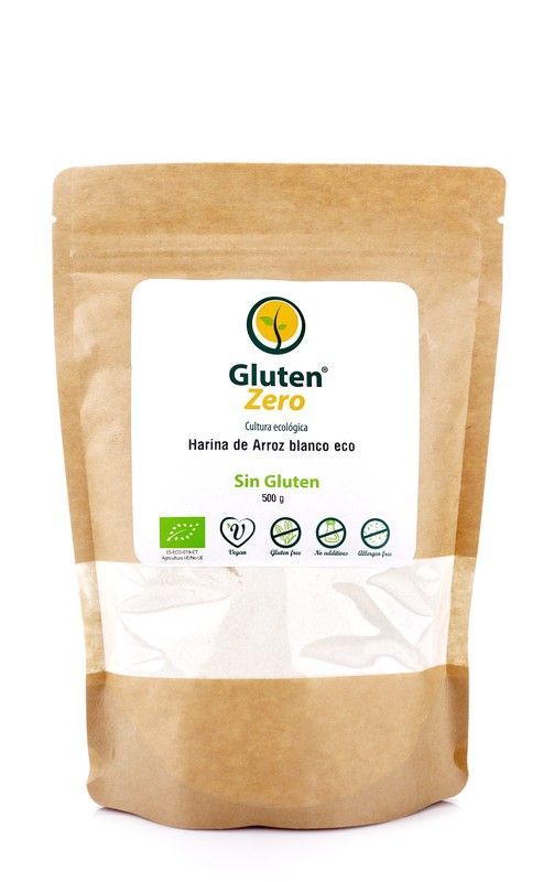 Harina Arroz Blanco Sin Gluten 500G Gluten Zero