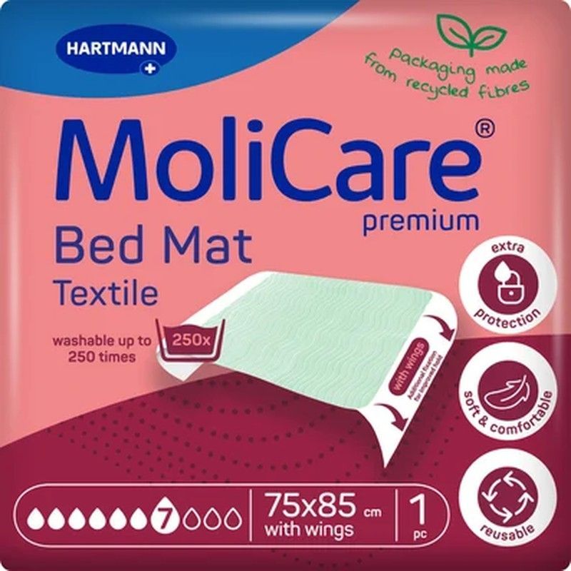 Hartmann Molicare Empapador Textil Lavable 75x85cm Con Alas