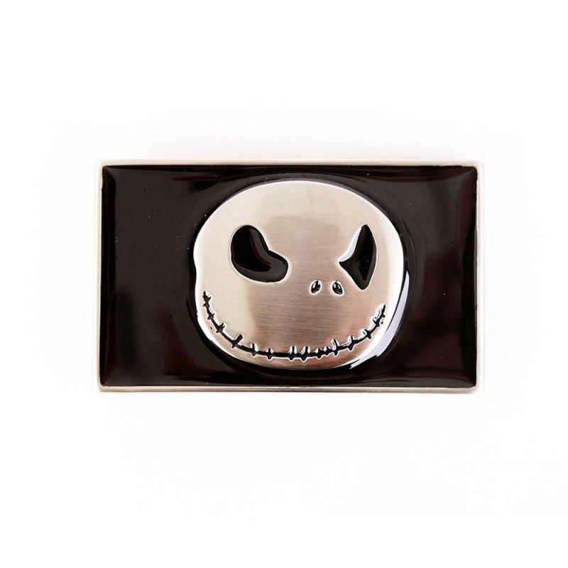 Hebilla Rectangular Negro Plata