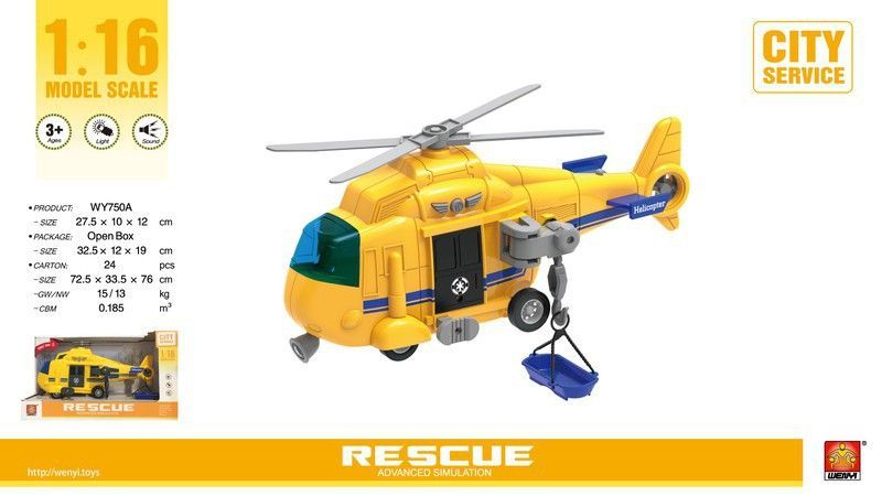 Helicóptero 1:16 Luz Sonido