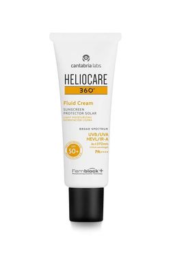Heliocare 360Âº SPF 50+ Fluido Cremoso Sunscreen Protector Solar Fluid Cream 1 Envase 50 ml