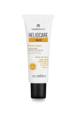 HELIOCARE 360º Fluid Cream SPF 50+ crema fotoprotectora suave e hidratante envase de 50 mL