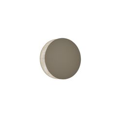 Helios A/01 Aplique - Dimable Triac - Marrón Roble - Hilo Beige