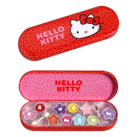 Hello Kitty Maquillaje Estuche Metalico