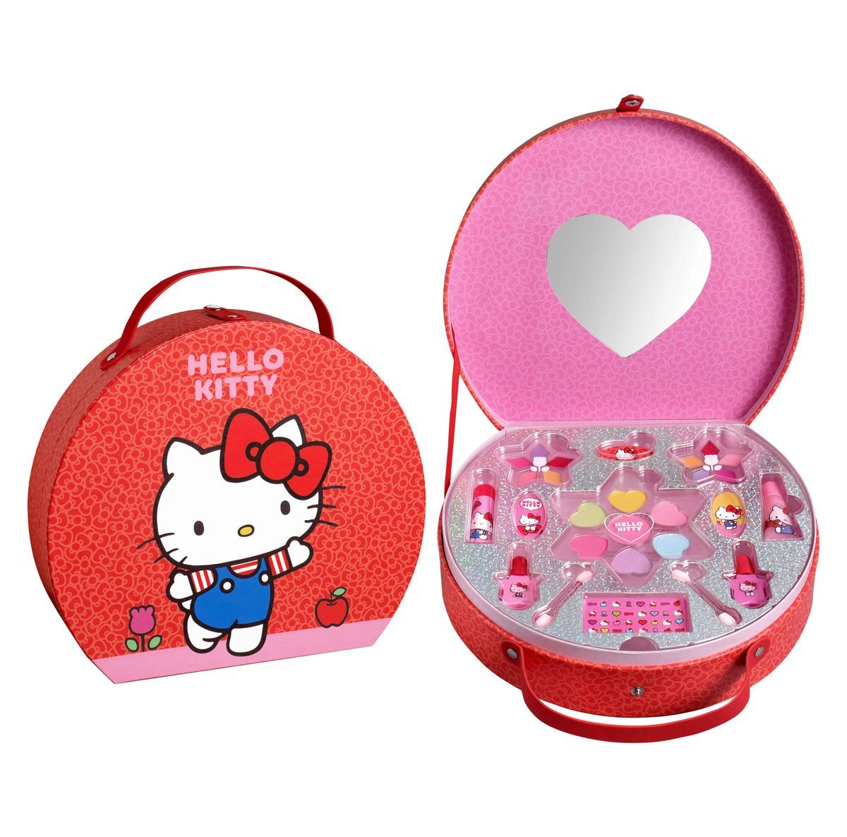 Hello Kitty Maquillaje Maletin Redondo