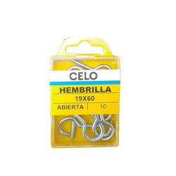 Hembrilla ABIERTA  Ø 3,5 - 19x60: Blister 10 uds.