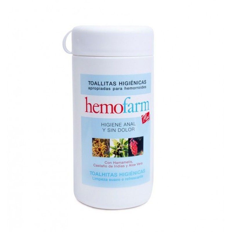Hemofarm Plus 60 Toallita Bote