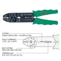 Herramientas De Engaste Para Terminales Desnudos Con Garras. MEB-300-C XBC