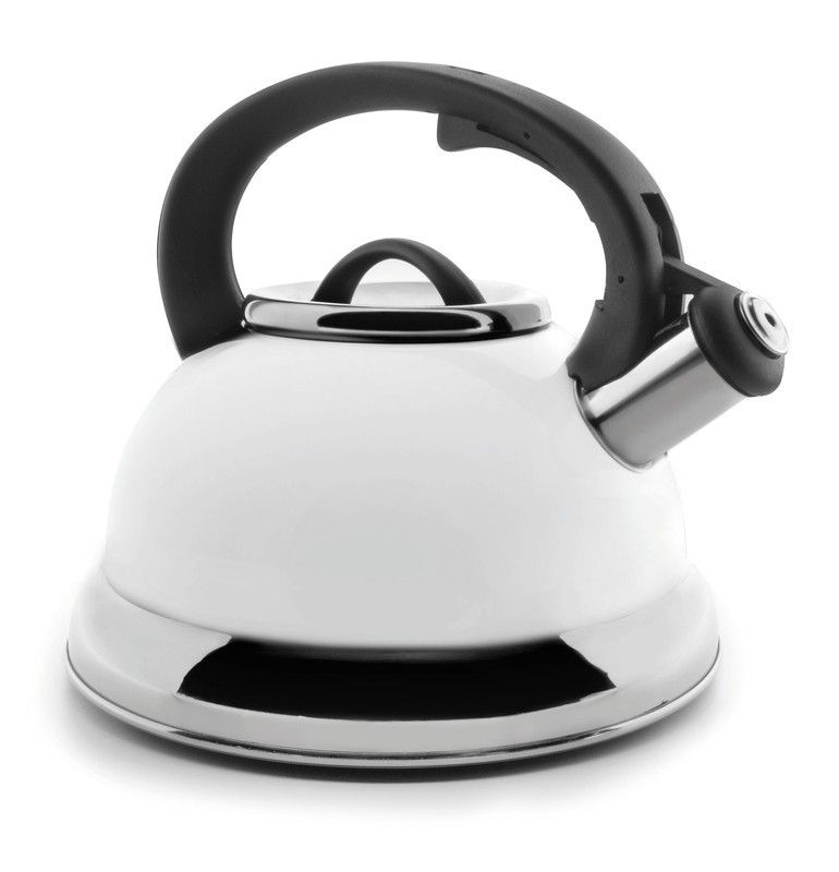 Hervidor Silbante Blanco 2,5 L Lacor