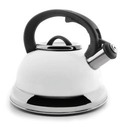 Hervidor Silbante Blanco 2,5 L Lacor