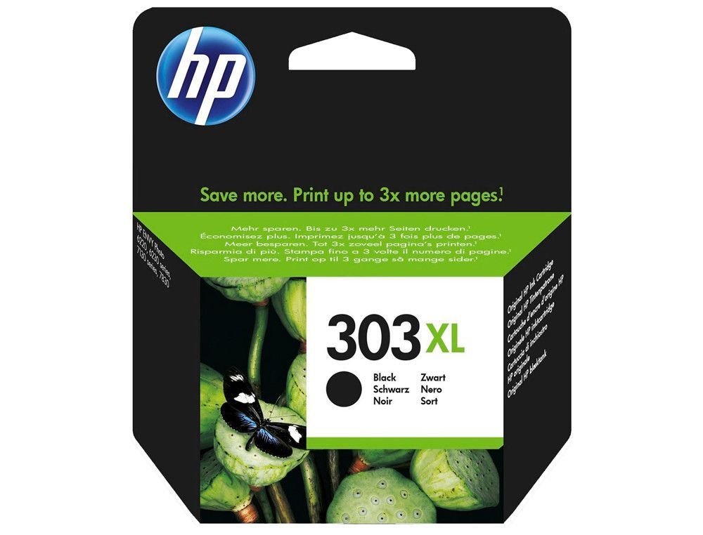 HEWLETT PACKARD cartucho inyección negro HP 303XL ENVY 7800 T6N04AE