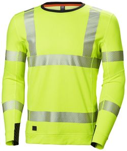 Hh lifa hi active vis crewneck Helly Hansen