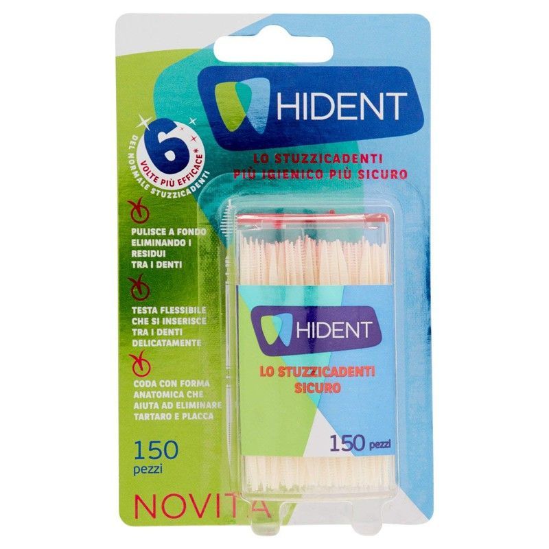 Hident Palillos Dentales 150 Unidades