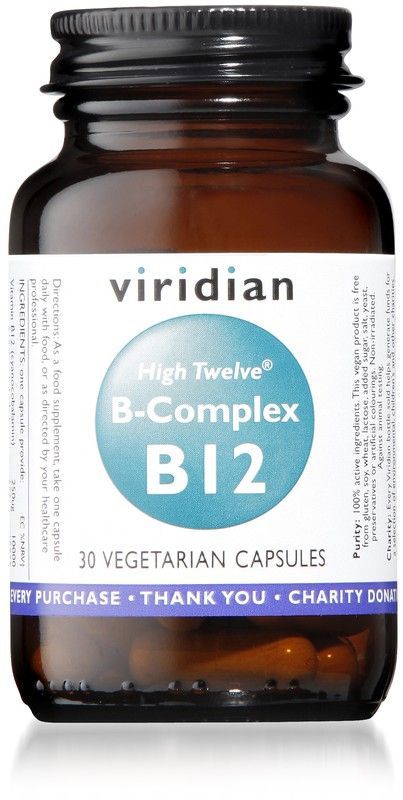 High Twelve Vitamin B12 Con B-Complex 30 Vcaps