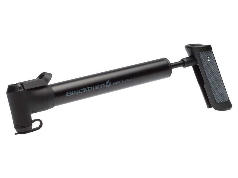 🔧🖤 Hinchador de Mano Blackburn Mammoth Anyvalve Negro | Inflado Rápido y Potente para tus Aventuras al Aire Libre